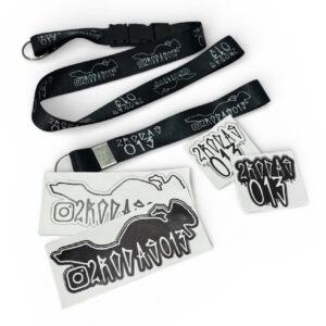 Kit chaveiros e adesivos